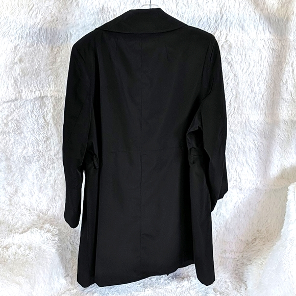 Women's Lane Bryant Long Black Jacket 18 20 - Picture 2 of 10